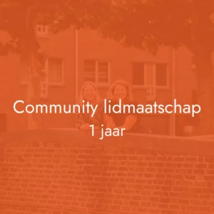 Community jaarlijks lidmaatschap